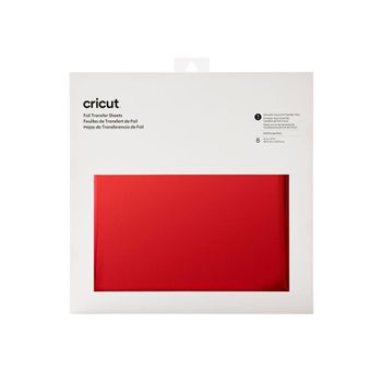 Cricut Transfer Foil Red 12x12 (8)