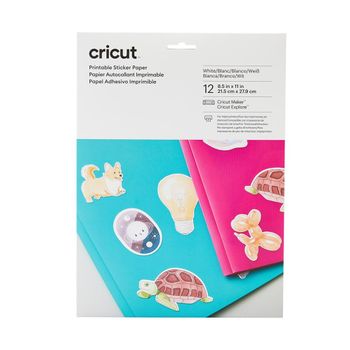 Cricut Printable Sticker Paper 21,5 X 27,9 Cm