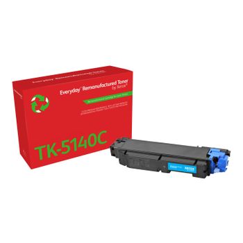 Remanufacturado Everyday Tóner Everyday™ Cian Remanufacturado De Xerox Es Compatible Con Kyocera Tk-5140c, Capacidad Estándar