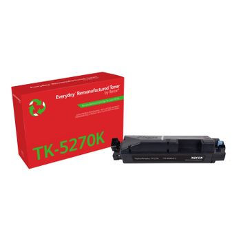 Remanufacturado Everyday Tóner Everyday™ Negro Remanufacturado De Xerox Es Compatible Con Kyocera Tk-5270k, Capacidad Estándar