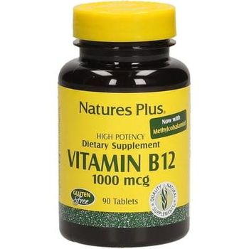 Vitamina B12 1000 Mcg 90 Comprimidos Natures Plus