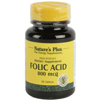 Ácido Fólico Nature's Plus, 90 Comprimidos