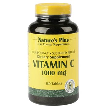 Vitamina C 1000 Mg Nature's Plus, 180 Comprimidos