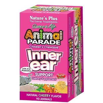 Animal Parade Inner Ear Nature's Plus, 90 Comprimidos