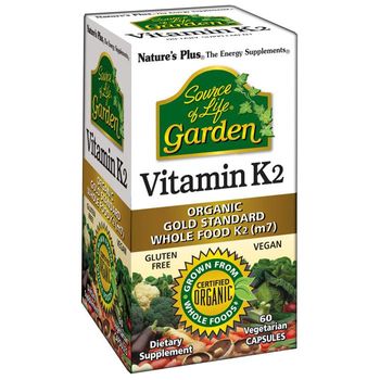 Vitamina K2 Garden Nature's Plus, 60 Comprimidos