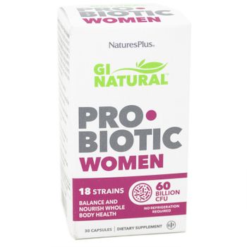 Probiótico Gi Natural Mujer Nature's Plus 30 Cápsulas