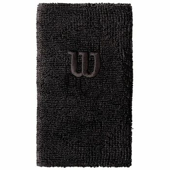 Muñequera Deportiva Wilson Extra Wide Negro