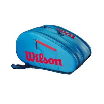 Paletero Wilson Padel Bag Azul Rojo Junior