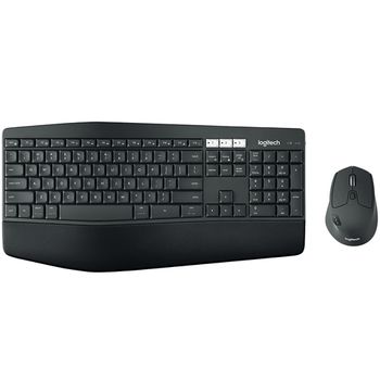 Logitech Mk850 Performance Wireless Keyboard And Mouse Combo Teclado Ratón Incluido Rf Wireless + Bluetooth Qwerty Inglés Negro