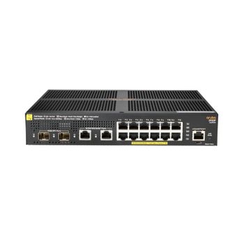 Aruba 2930f 12g Poe+ 2g/2sfp+ Gestionado L3 Gigabit Ethernet (10/100/1000) Energía Sobre Ethernet (poe) 1u Negro