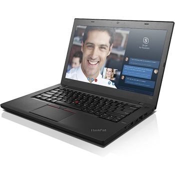 Ordenador Portátil Reacondicionado Lenovo T460 (a),  I5-6300u, 8gb Ram,  256gb Ssd, 14", 2 Años De Garantía