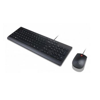 Lenovo Essential Tastiera Mouse Incluso Usb Italiano Nero