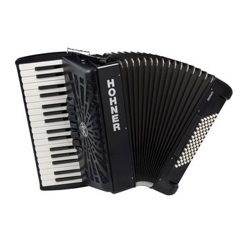 Acordeon De Piano Cromatico Hohner Bravo Iii 72 Negro 2019 (silentkey)