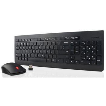 Lenovo - 4x30m39490 Teclado Rf Inalámbrico Español Ratón Incluido Negro