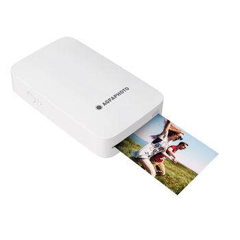 AgfaPhoto stampante per smartphone 10x15 cm Realipix Moments, Stampante  telefono mobile Bluetooth per smartphone, Mini stampante portatile, Termosublimazione 4Pass