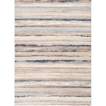 Alfombra Escandinava Moderna Blanco/gris/azul 200x275cm Pandora