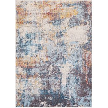 Alfombra Abstracta Moderna Multicolor/azul 160x213cm Valerie