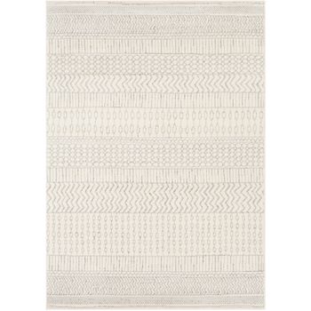 Alfombra Escandinava Bohemia Blanco/gris 152x213cm Bianca