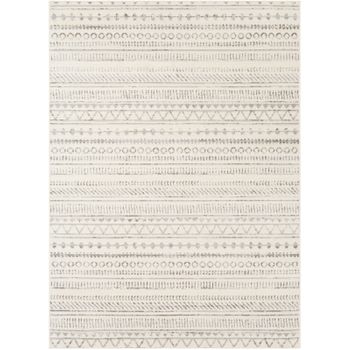 Alfombra Escandinava Bohemia Gris/blanco 200x275cm Bianca