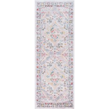 Alfombra De Pasillo Vintage Oriental Multicolor/gris 80x220cm Jade