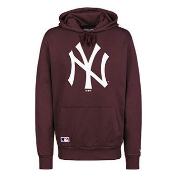 Sudadera Con Capucha Hombre New Era Team Logo Hoody (talla S) Granate