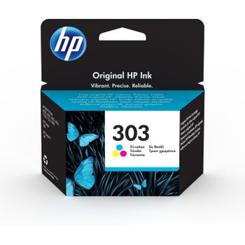 Hp 303 Tri-color Original Ink Cartridge Cartucho De Tinta 1 Pieza(s) Rendimiento Estándar Cian, Magenta, Amarillo