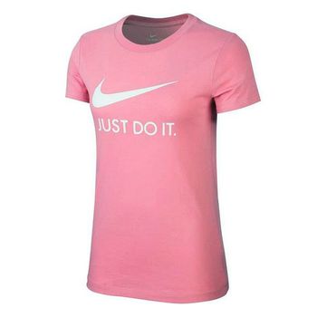 Camiseta De Manga Corta Mujer Nike Nsw Tee Jdi Rosa