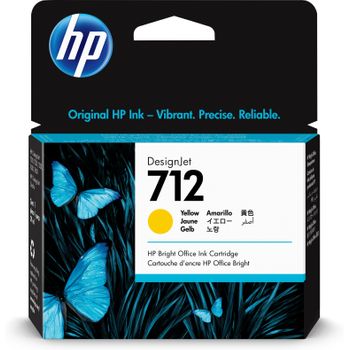 Hp - Cartucho De Tinta Designjet 712 Amarillo De 29 Ml