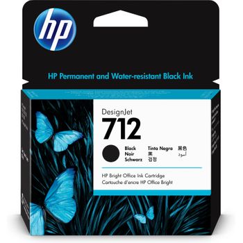 Hp - Cartucho De Tinta Designjet 712 Negro De 80 Ml