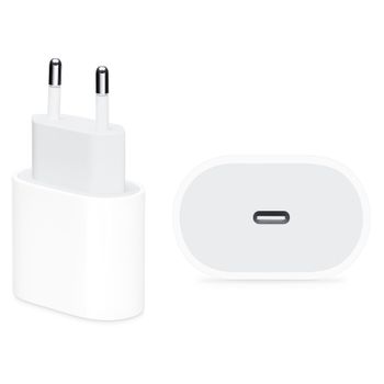 Jc Conect Red 20w Cargador Blanco Usb-c Carga Rápida