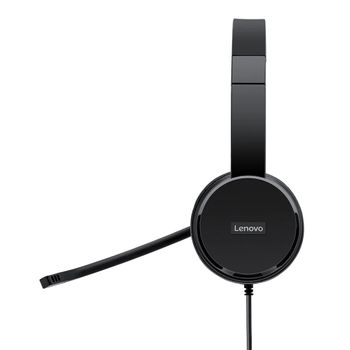 Auriculares Con Micrófono Lenovo 4xd0x88524           Negro