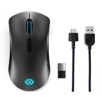 Lenovo - Legion M600 Wireless Gaming Ratón Ambidextro Rf Wireless + Bluetooth + Usb Type-a Óptico 16000 Dpi