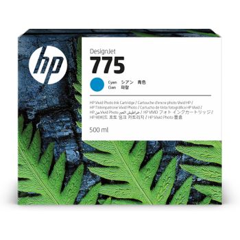 Hp 775 500-ml Cyan Ink Cartridge Cartucho De Tinta 1 Pieza(s) Original Rendimiento Estándar