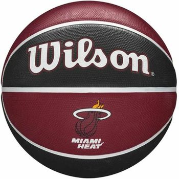 Balón De Baloncesto Wilson Miami Heat  Rojo Oscuro