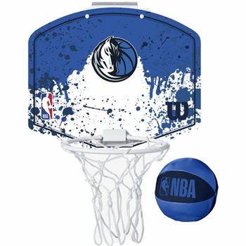 Canasta De Baloncesto Wilson Dallas Mavericks Mini Azul