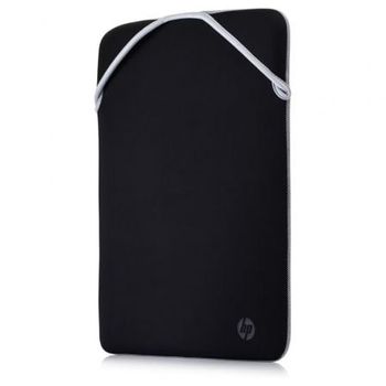 Funda Hp 2f2j1aa Reversible Para Portátiles Hasta 14.1"/ Negro Y Plata