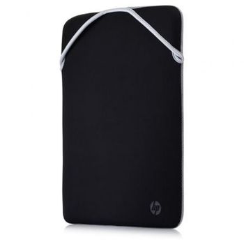 Funda Hp 2f2k5aa Reversible Para Portátiles Hasta 15.6"/ Negro Y Plata