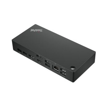 Hub Usb 3 Puertos Lenovo 40ay0090eu           Negro