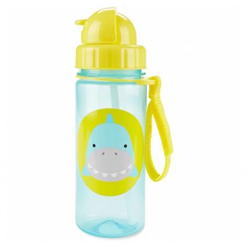 Skip Hop Zoo Shark Botella De Agua Y Pajita