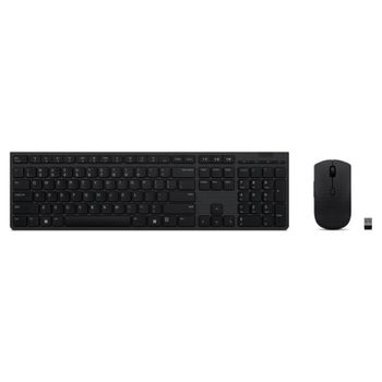 Lenovo 4x31k03951 Teclado Ratón Incluido Rf Wireless + Bluetooth Italiano Negro