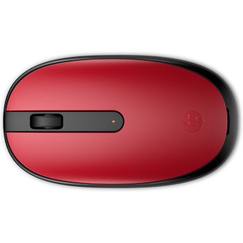 Hp 240 Empire Red Bluetooth Mouse Ratón Ambidextro Óptico 1600 Dpi