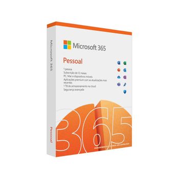 Microsoft Office M365 Personal Portuguese Subscrição De 1 Ano Eurozone Medialess P10