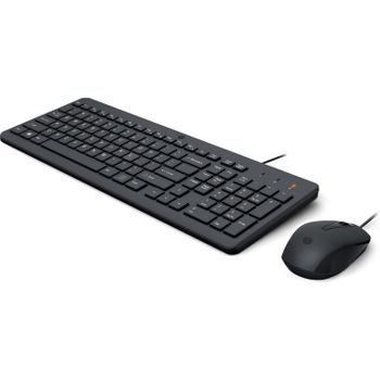 Hp 150 Wired Mouse And Keyboard Teclado Ratón Incluido Usb Negro