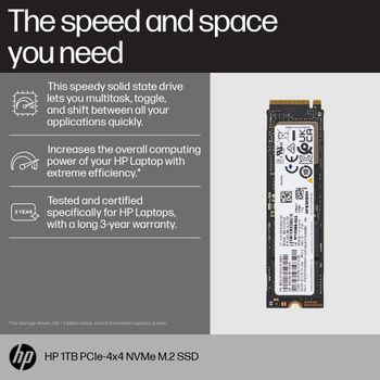 Hp 1tb Pcie4x4 Nvme M.2 Ssd