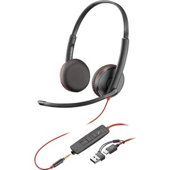 Hp 8x229aa Auricular Y Casco Auriculares Alámbrico Diadema Oficina/centro De Llamadas Usb Tipo C Negro