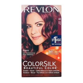 Tinte Sin Amoniaco Colorsilk Revlon Borgoña