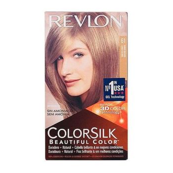 Tinte Sin Amoniaco Colorsilk Revlon Rubio Oscuro