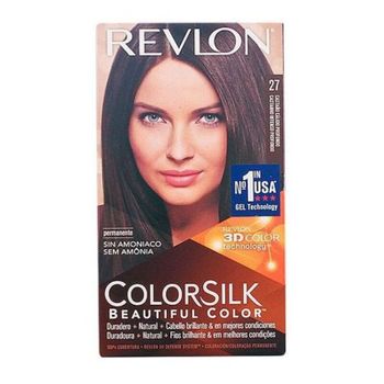 Tinte Sin Amoniaco Colorsilk Revlon Castaño Cálido Profundo