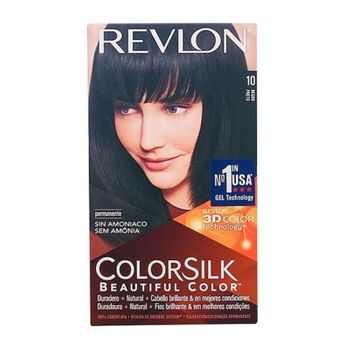 Tinte Sin Amoniaco Colorsilk Revlon Negro