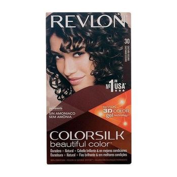 Tinte Sin Amoniaco Colorsilk Revlon Castaño Oscuro